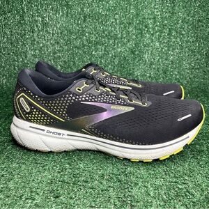 Brooks Ghost 14 Black Cushion Road Running Shoes Mens Size 12 D